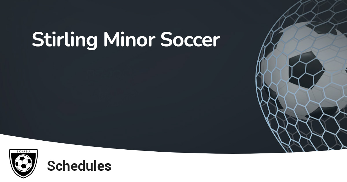 Schedule Stirling Soccer